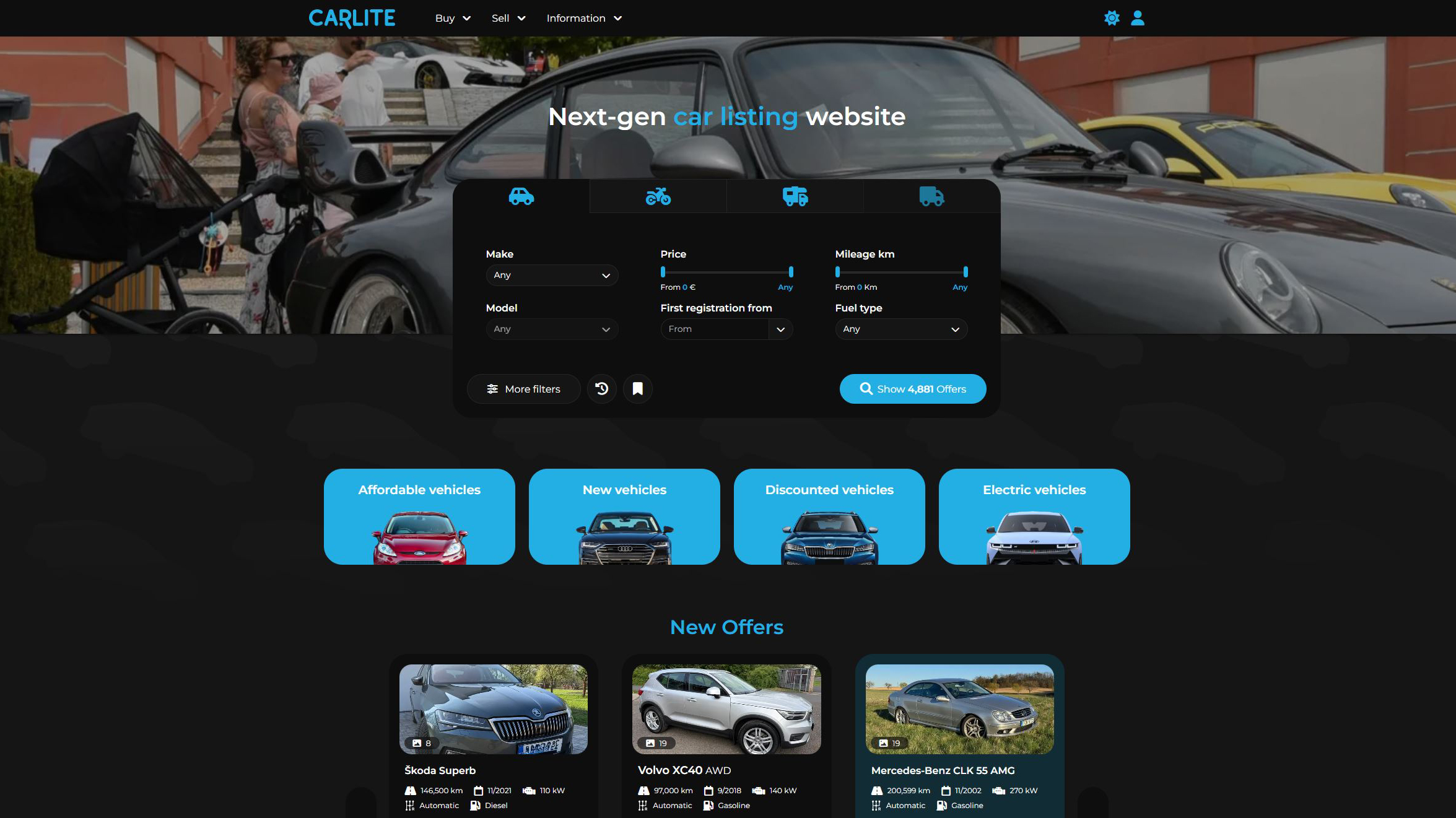 Carlite homepage